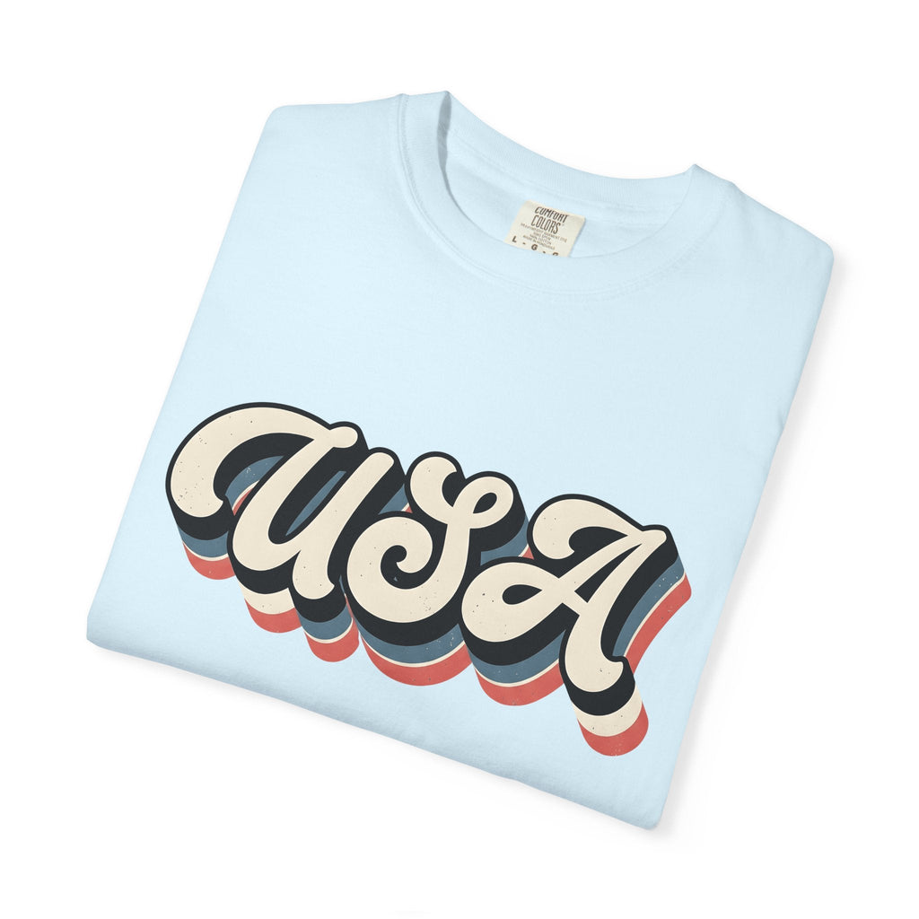 Usa Script Shirt America/4th Of July Patriotic Unisex Gift product image 8