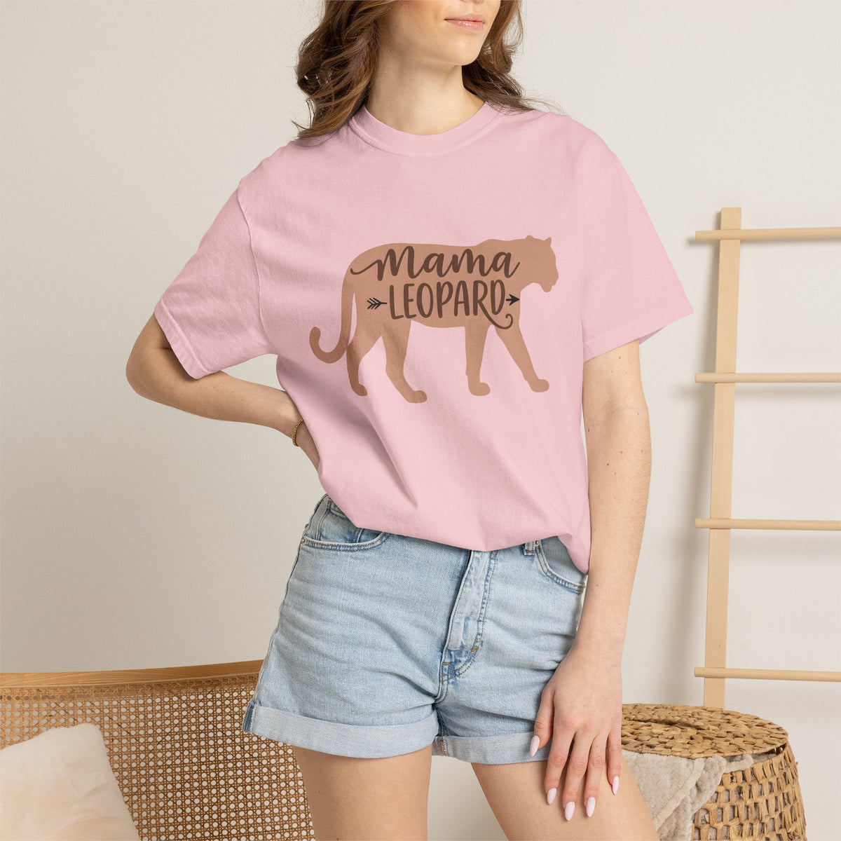 Leopard Silhouette Shirt Moms Animal Gift for Women Boho product image 12