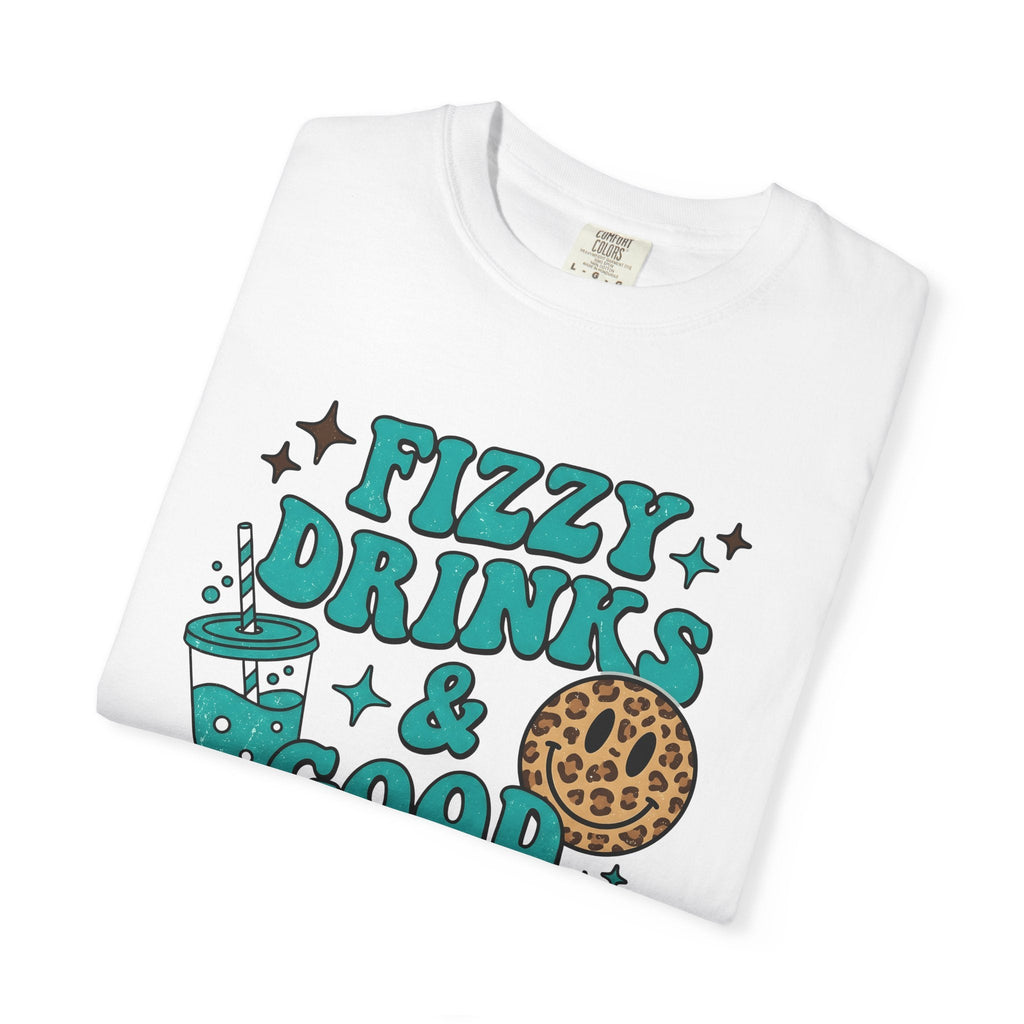 Fizzy Drink Cup Shirt Drinks Encouragement Unisex Gift Cartoon Tee Soda Cup