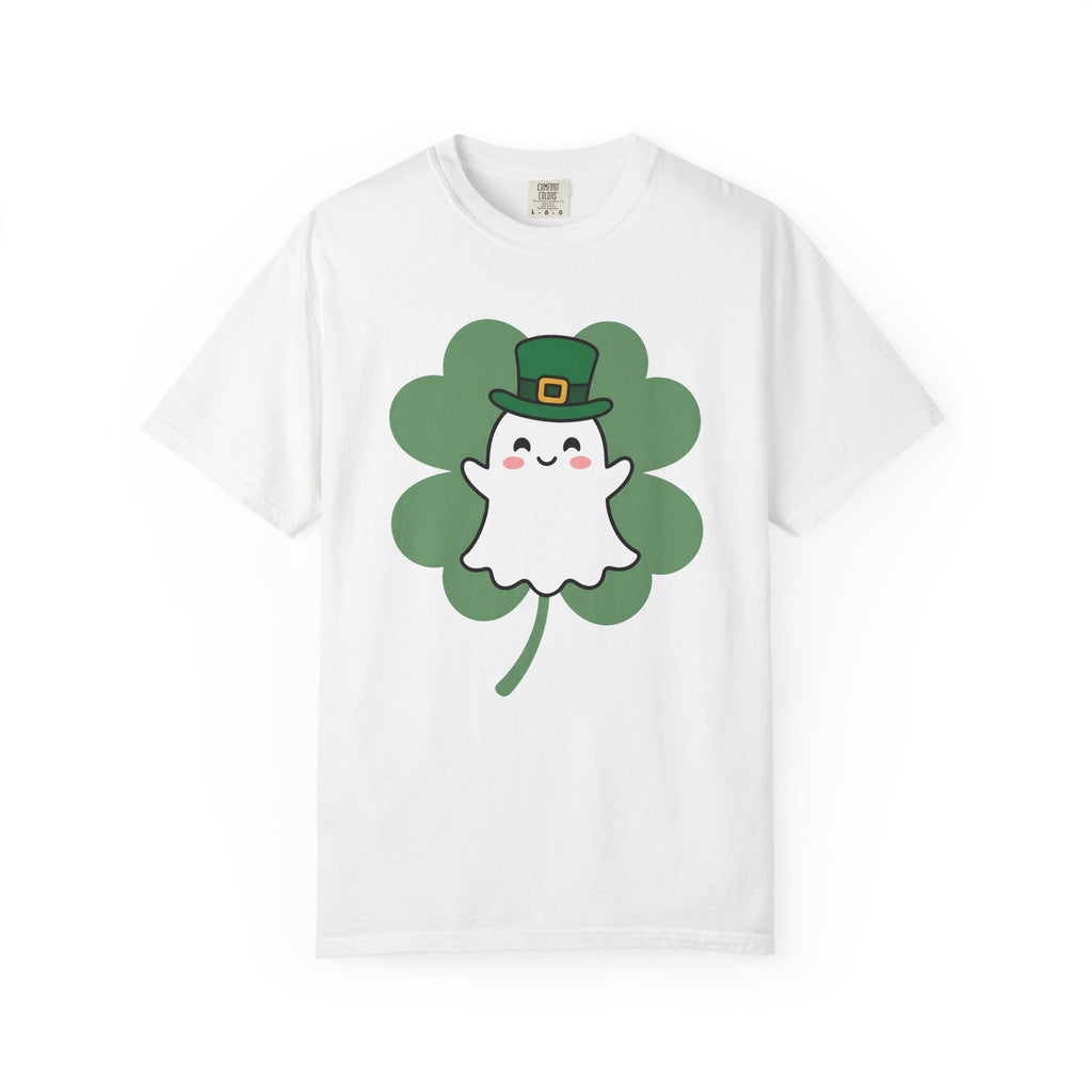 Ghost Clover Shirt St Patrick's Day Halloween Unisex Gift product image 1
