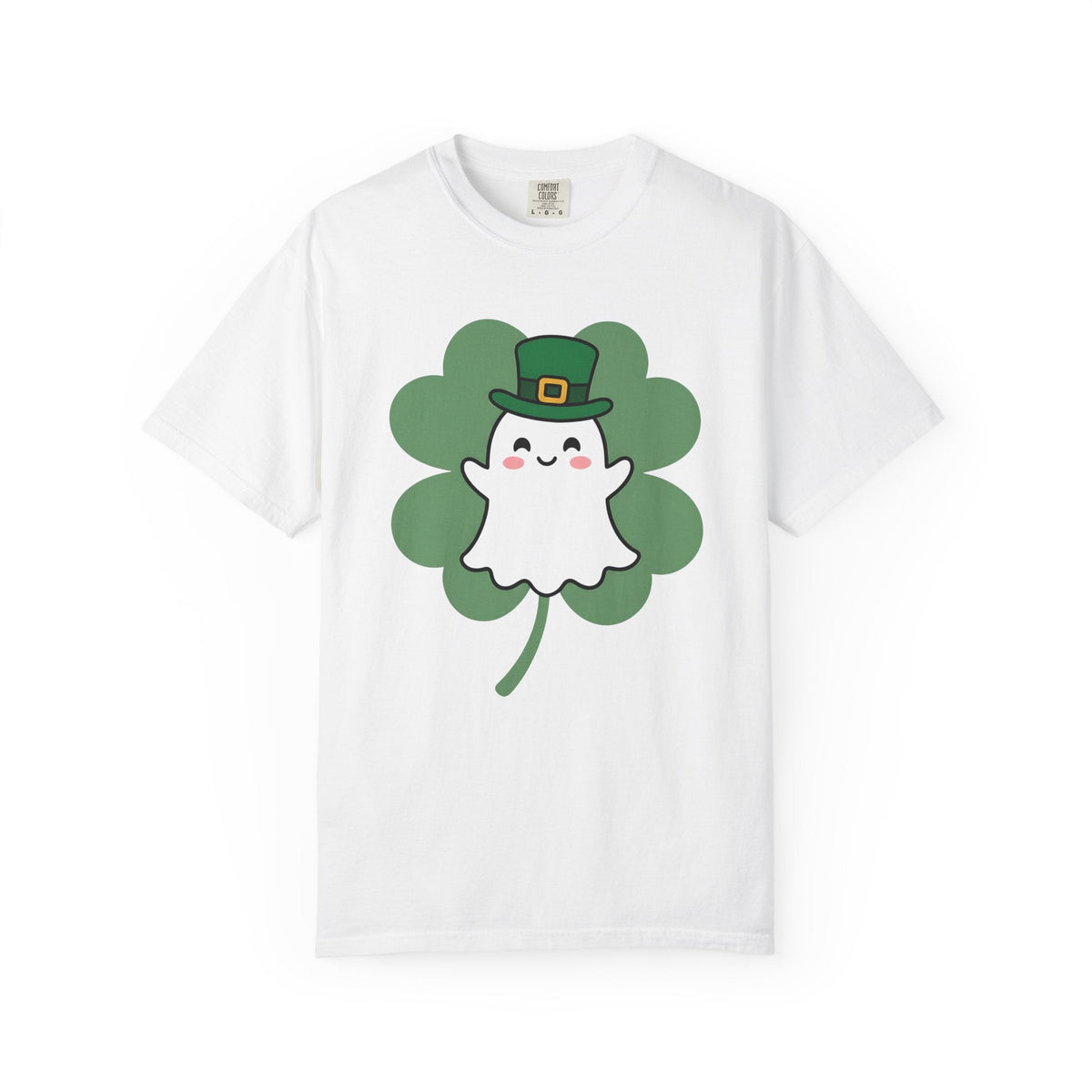Ghost Clover Shirt St Patrick's Day Halloween Unisex Gift product image 1