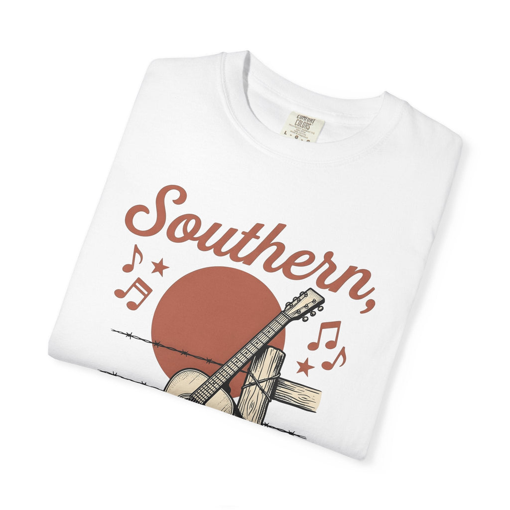 Guitar Fence Shirt Cowgirl Country Gift for Women Vintage product image 5