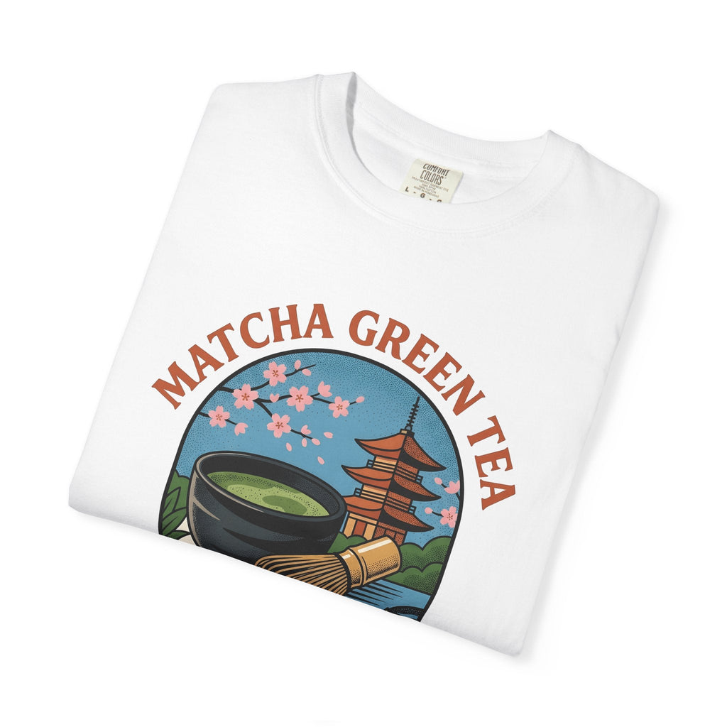 Matcha Tea Bowl Shirt Drinks Japan Unisex Gift Vintage Tee product image 5