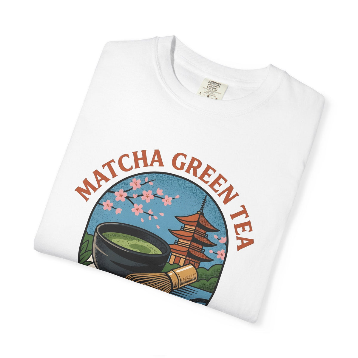 Matcha Tea Bowl Shirt Drinks Japan Unisex Gift Vintage Tee product image 5
