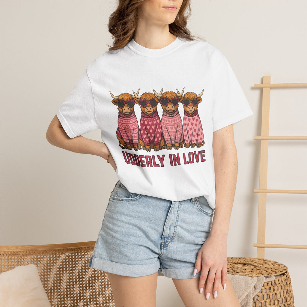 Highland Cattle Shirt St. Valentine's Day Pets Unisex Gift product image 6