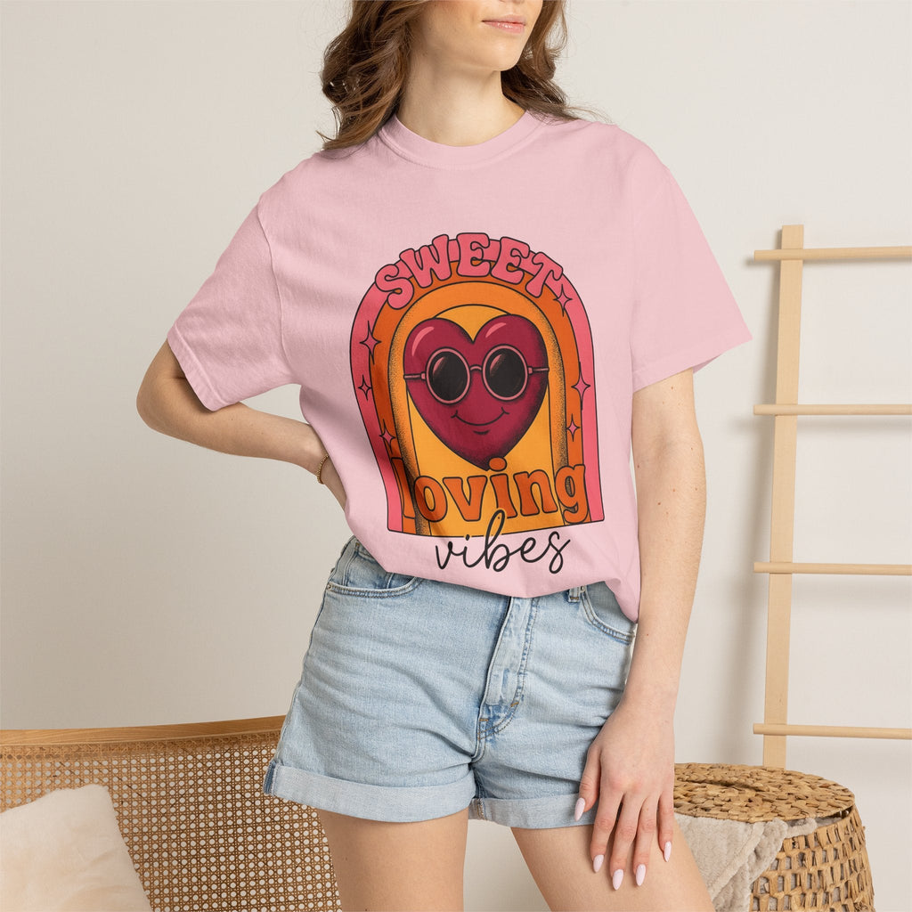 Heart Shades Shirt Valentine Romance Unisex Gift Vintage product image 12