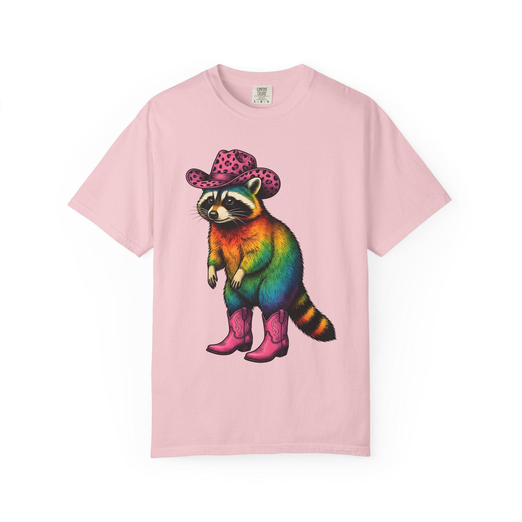 Colorful Raccoon Shirt Cowgirl Wildlife Gift for Women product image 3