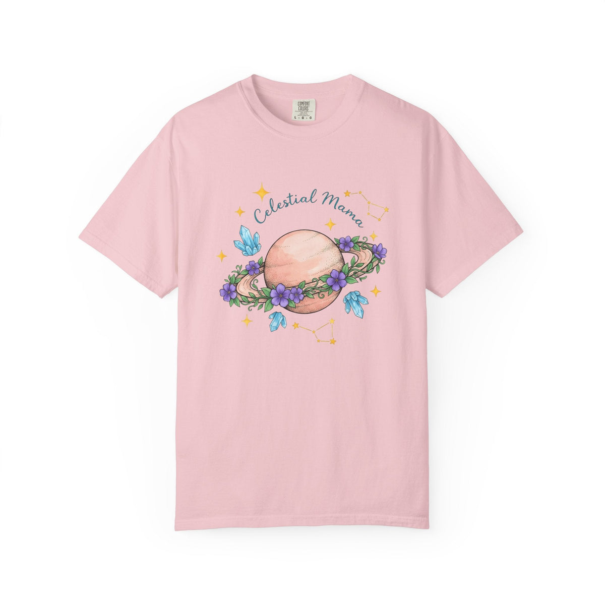 Flower Planet Shirt Boho Chic Astrology Unisex Gift Fantasy product image 3