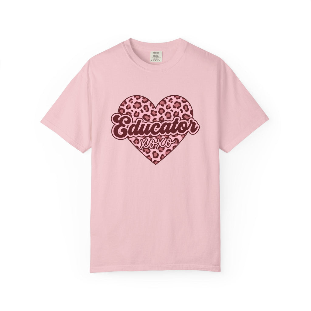 Spotted Heart Shirt Teacher Love Unisex Gift Graphic Tee product image 3