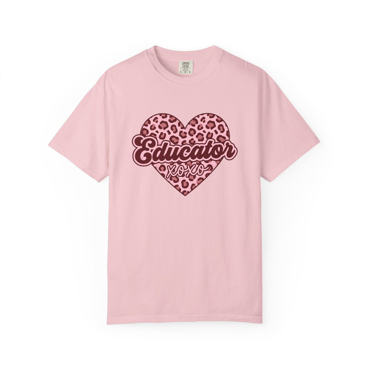Spotted Heart Shirt Teacher Love Unisex Gift Graphic Tee product image 3