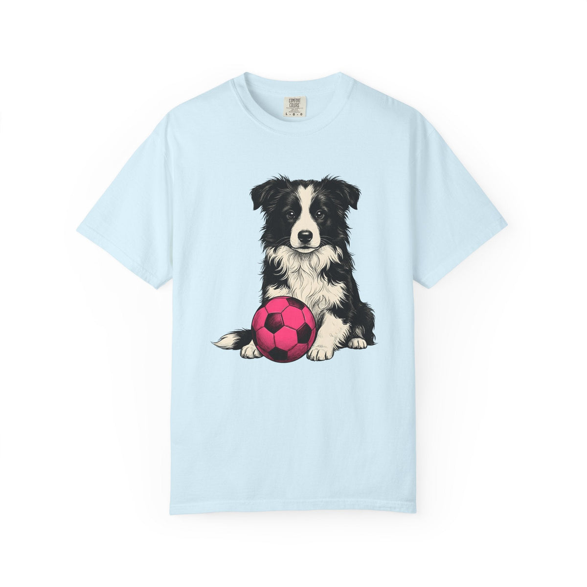 Border Collie Shirt Dog Sports Unisex Gift Hand Drawn Tee product image 2