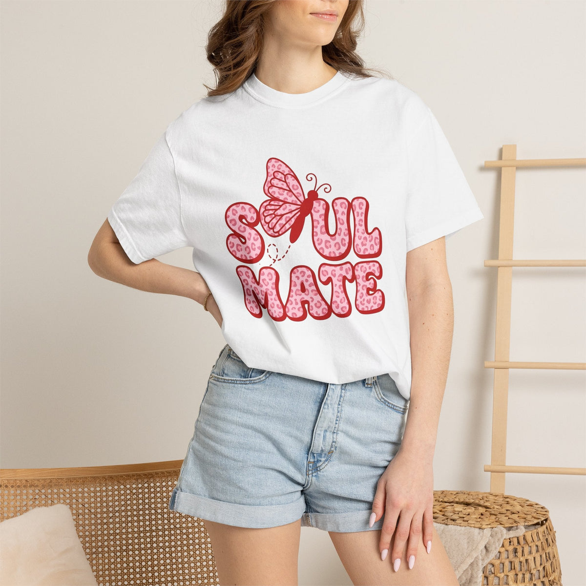 Butterfly Graphic Shirt St. Valentines Day Couples Gift product image 6
