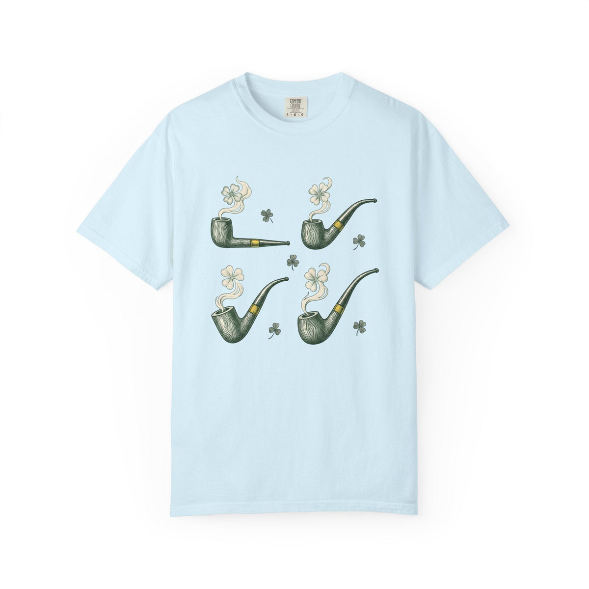 Tobacco Pipe Clover Shirt St Patrick's Day Celtic Unisex product image 2