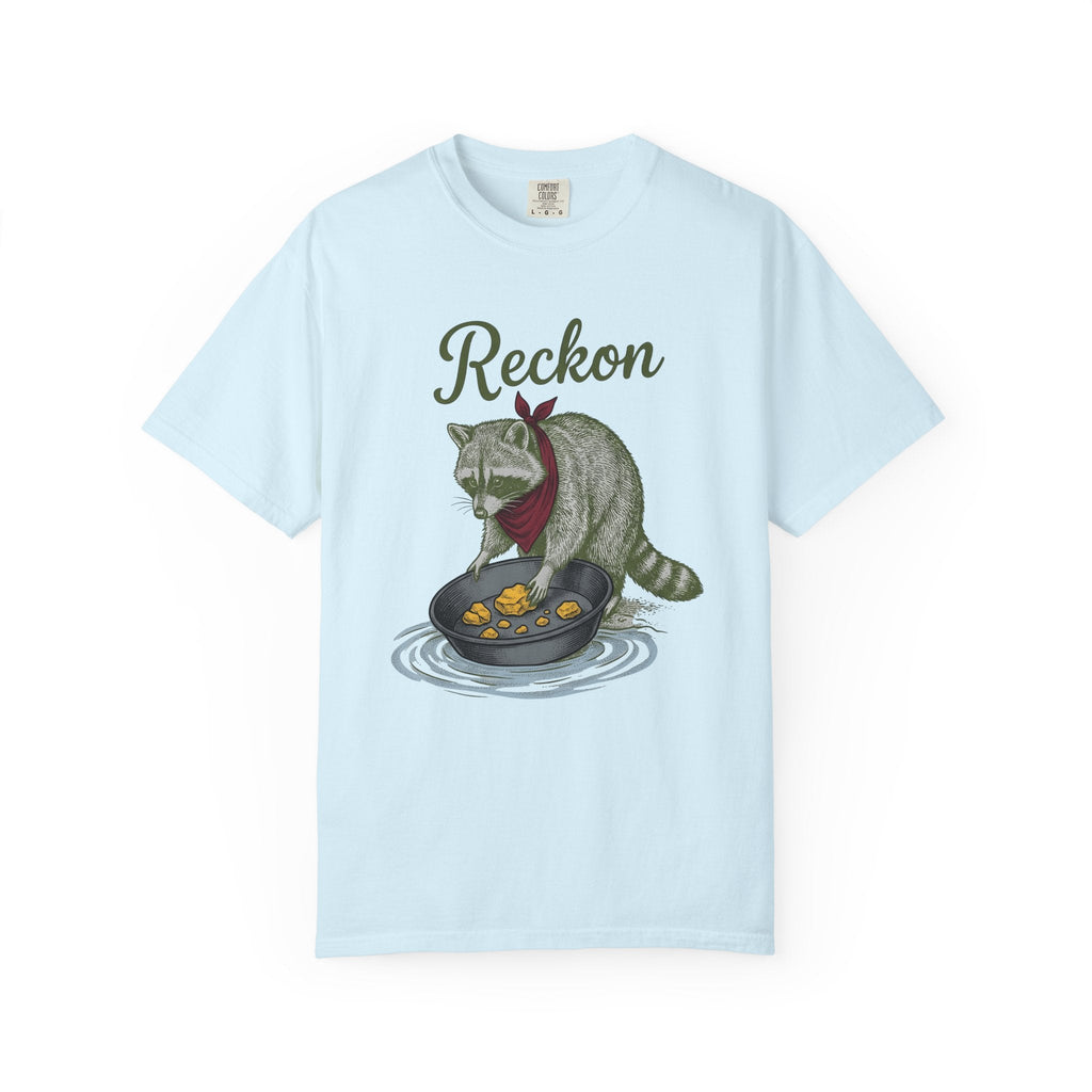 Raccoon Scarf Retro T-Shirt – Funny Cozy Wildlife Sketch product image 2