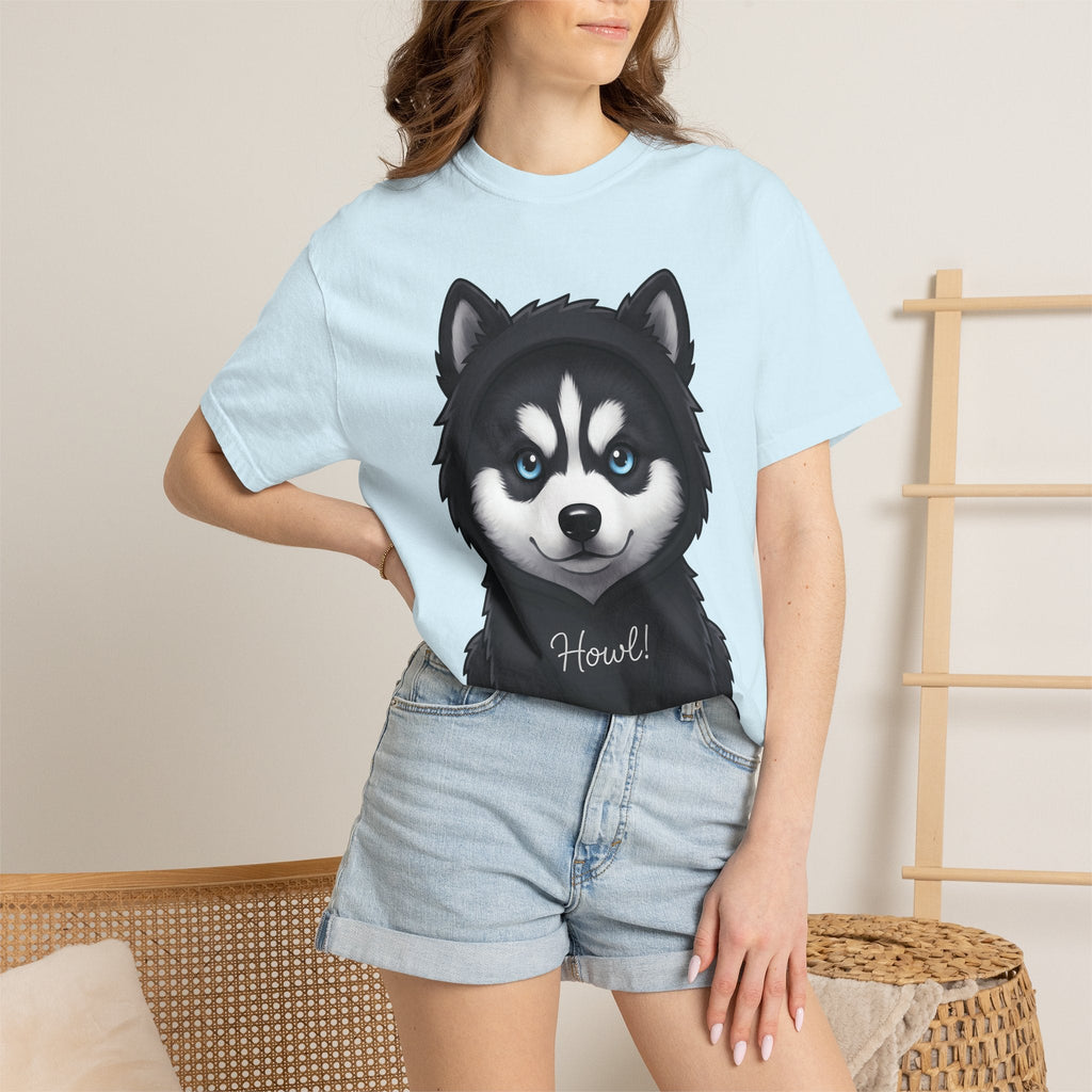 Husky Puppy Shirt Dog Animal Unisex Gift Cute Tee T-Shirt product image 9