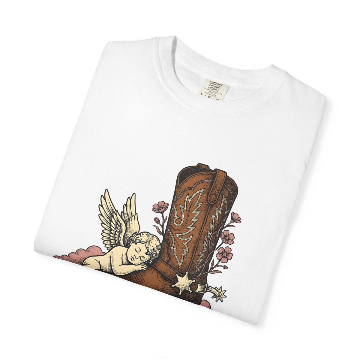 Cowboy Boot Cherub Shirt Valentine Western Unisex Gift product image 5
