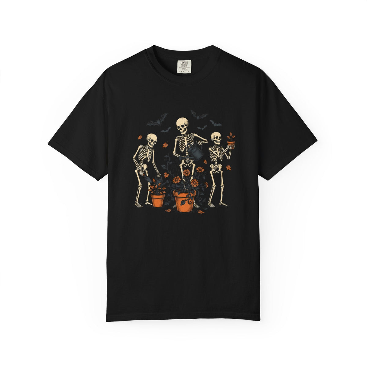 Skeleton Gardening Shirt Halloween Macabre Unisex Gift Old product image 4