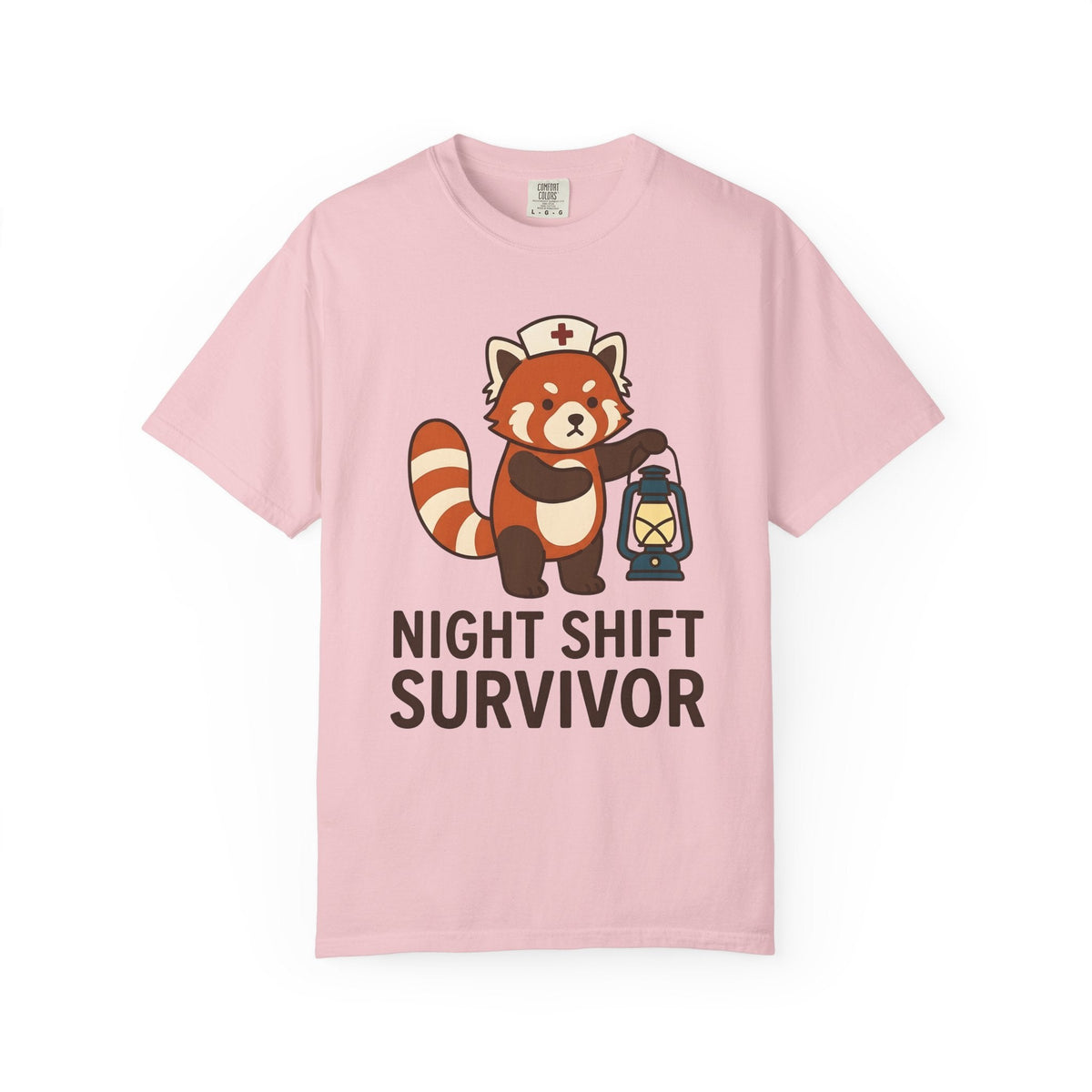 Red Panda Nurse Shirt Nurses Wildlife Unisex Gift Chibi Tee product image 3