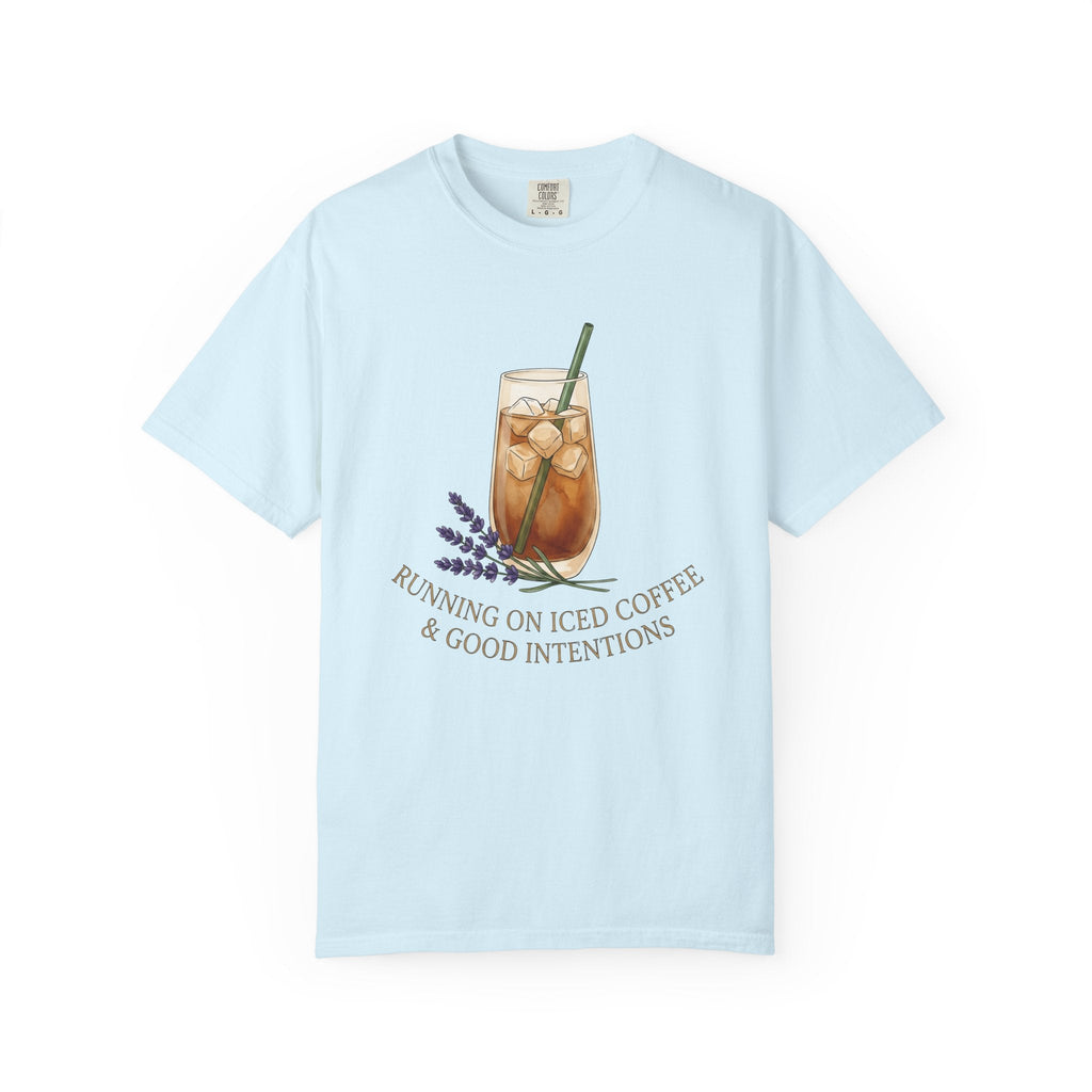 Iced Coffee Shirt Floral Unisex Gift Watercolor Tee Cold product image 2