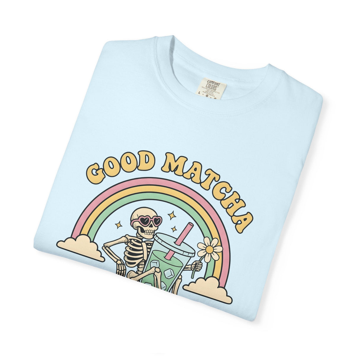 Skull Matcha Latte Shirt Coffee Cartoon Unisex Gift Anime product image 9