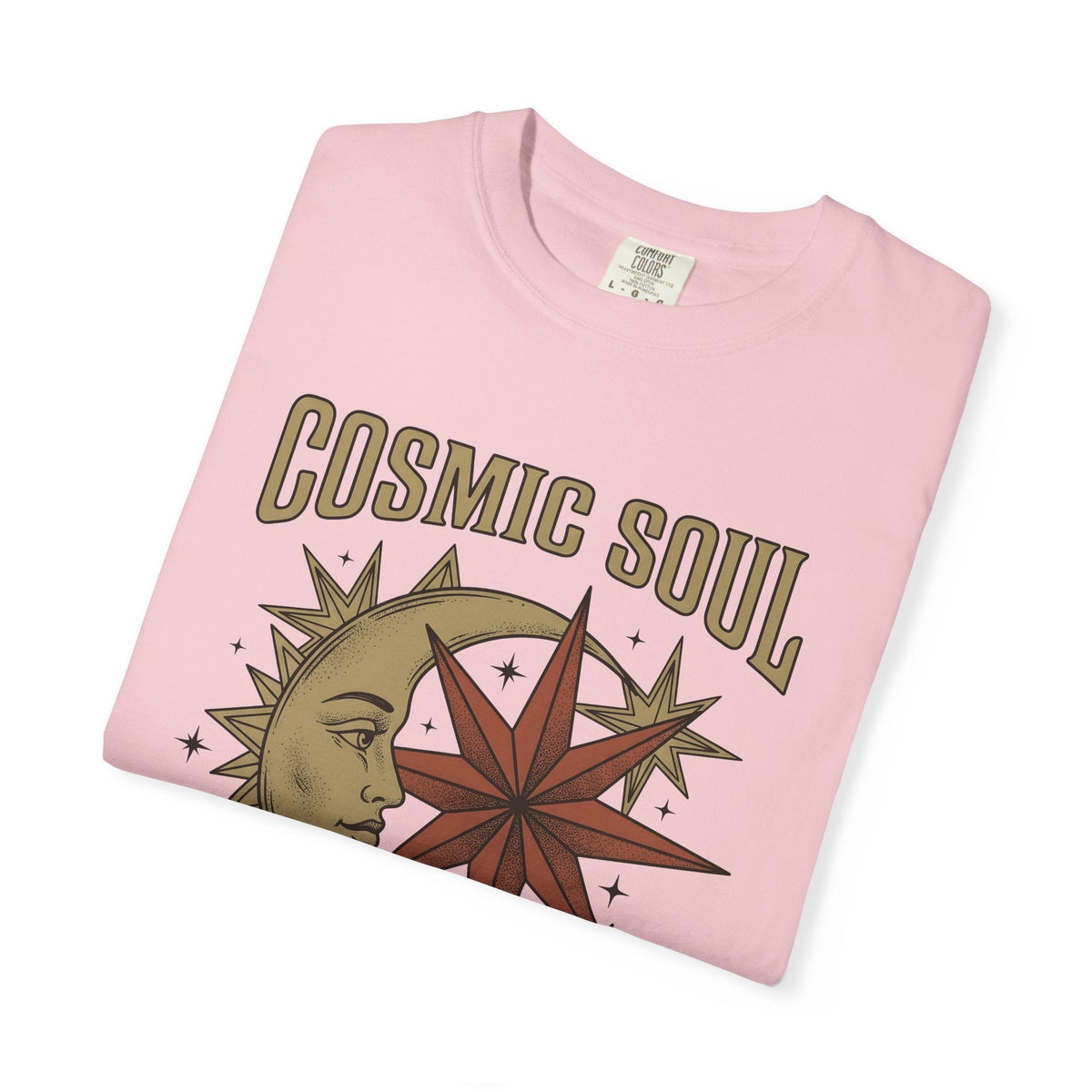 Moon Star Face Shirt Boho Chic Zodiac Unisex Gift Hand product image 11