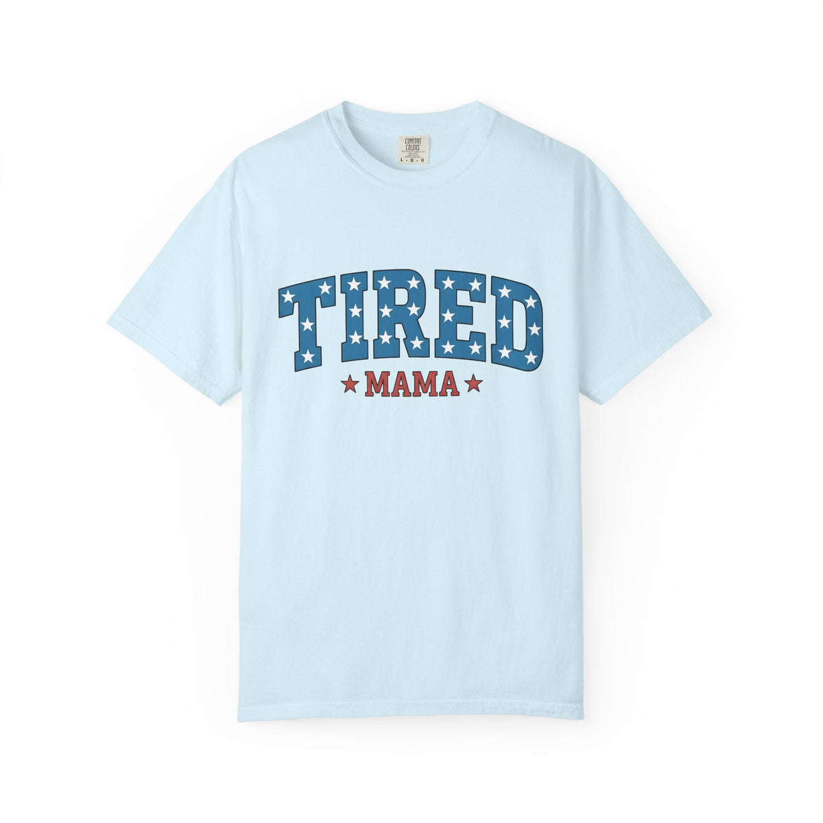 Star Pattern Lettering Shirt Moms Flag Gift for Women product image 2