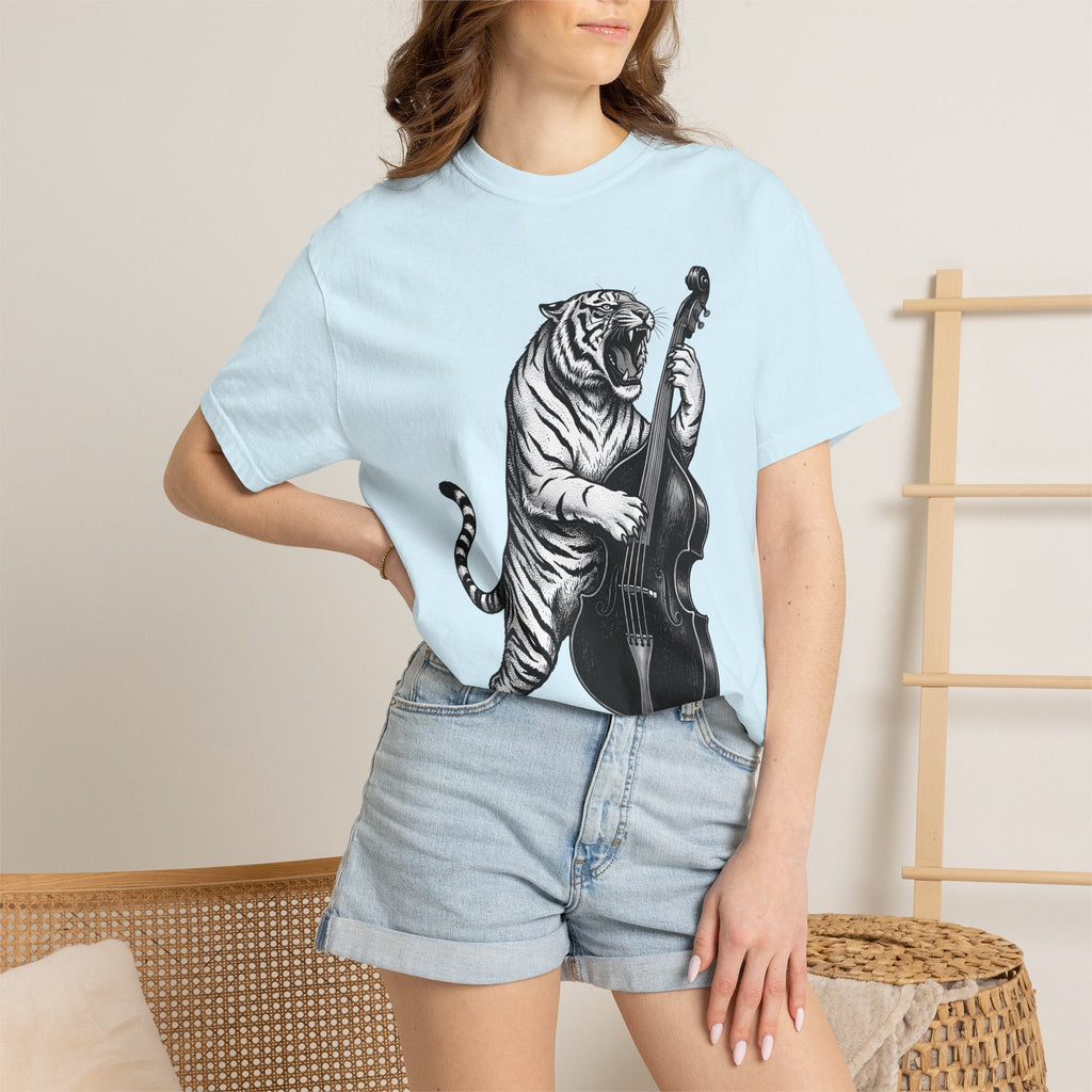 Tiger Double Bass Shirt Funny Sound Unisex Gift product image 9