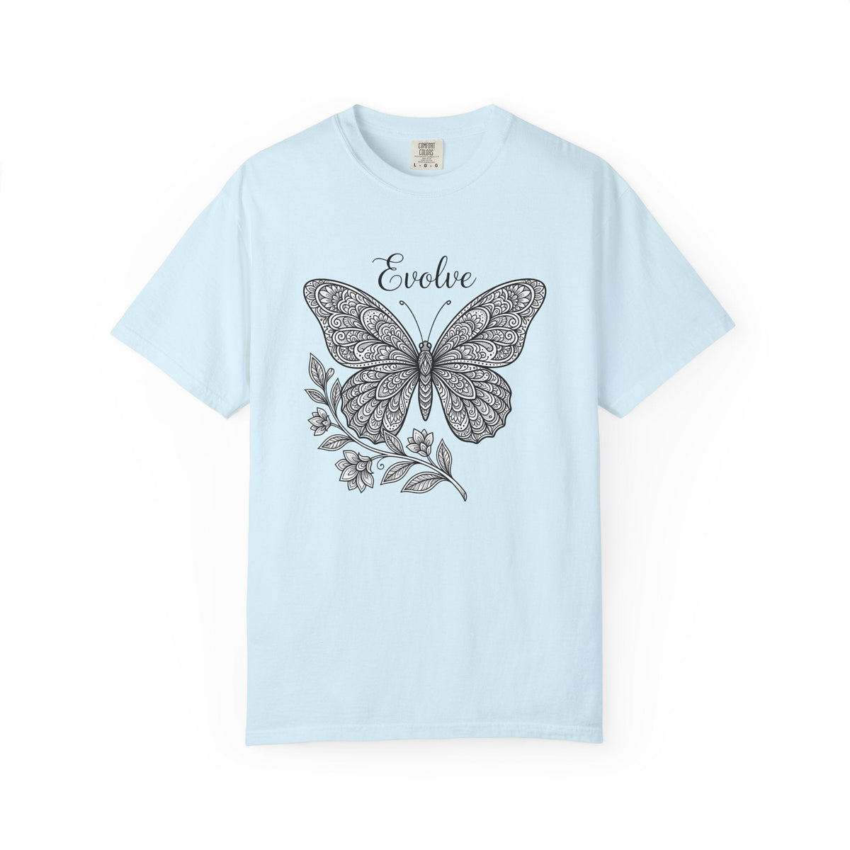Butterfly Print Shirt Animals & Flowers Flora Unisex Gift product image 2