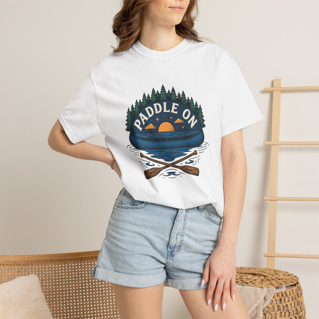 Paddle Boat Sunset Shirt Sports Exploration Unisex Gift product image 6