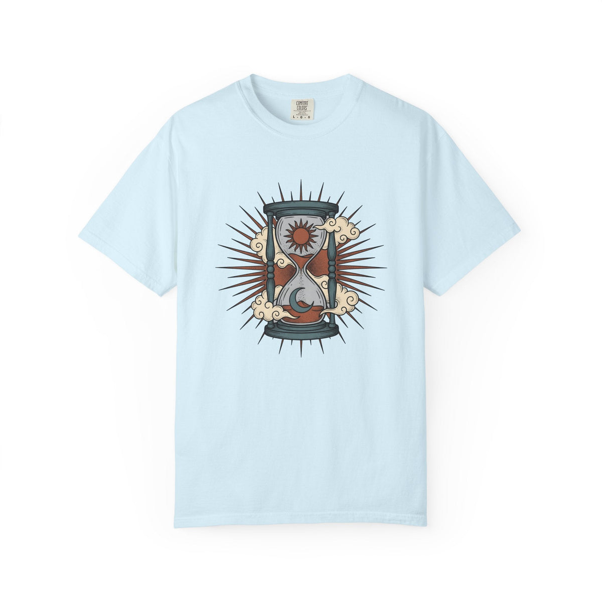 Hourglass Sun Moon Shirt Boho Chic Astrology Unisex Gift product image 2
