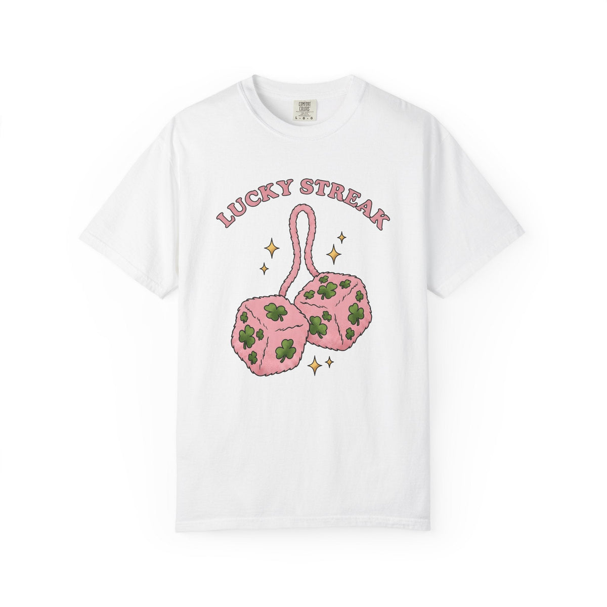 Fuzzy Dice Shirt St Patrick's Day Fortune Unisex Gift Comic product image 1