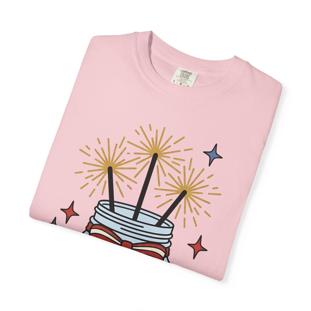 Glass Jar Sparkler Shirt America 4Th Of July Festival product image 11