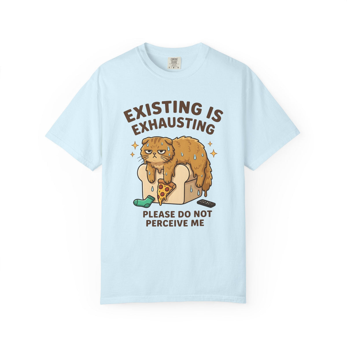 Relaxed Cat Shirt Comedy Gift Women Playful Tee Kitty product image 2
