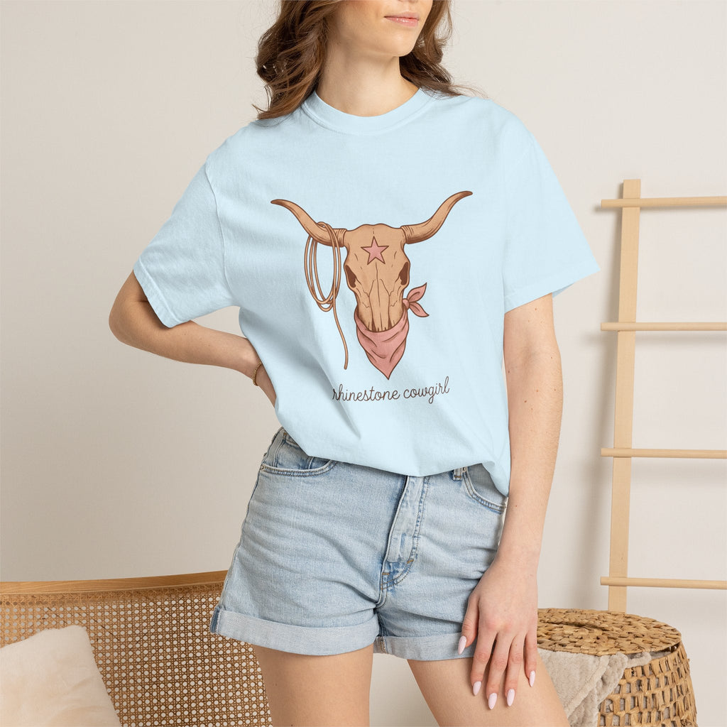 Steer Skull Shirt Cowgirl Livestock Gift for Women Cowboy product image 9