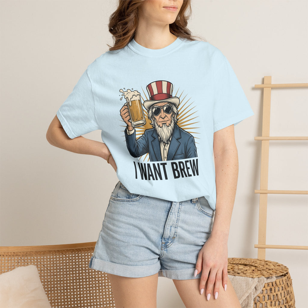 Uncle Sam Beer Shirt 4th Of July Unisex Gift Vintage Tee product image 9