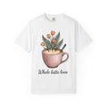 Latte Cup Shirt Coffee Buds Unisex Gift Line Art Tee Coffee Mug T-Shirt Coffee