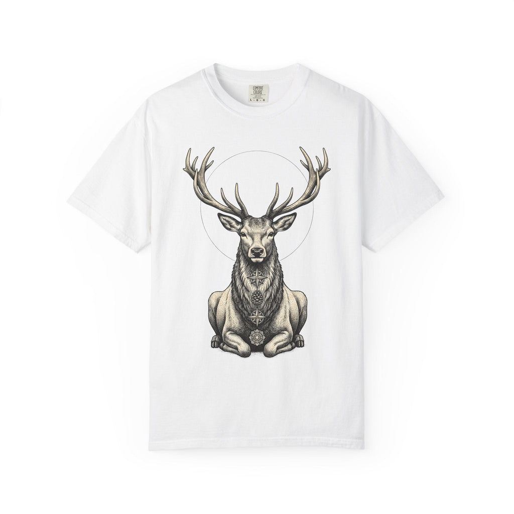 Buck Deer Modern Boho T-Shirt – Stag Wildlife Outdoors product image 1