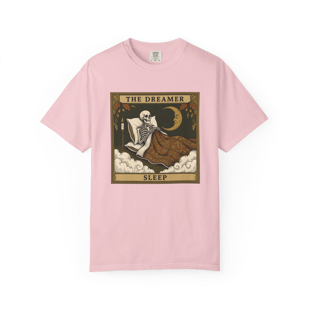 Skeleton Bed Shirt Boho Chic Gothic Unisex Gift Vintage Tee product image 3