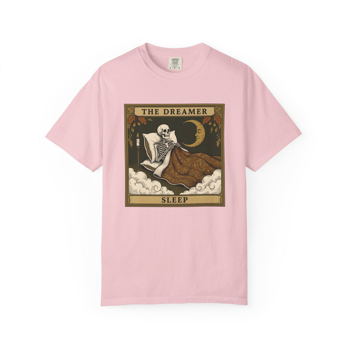 Skeleton Bed Shirt Boho Chic Gothic Unisex Gift Vintage Tee product image 3