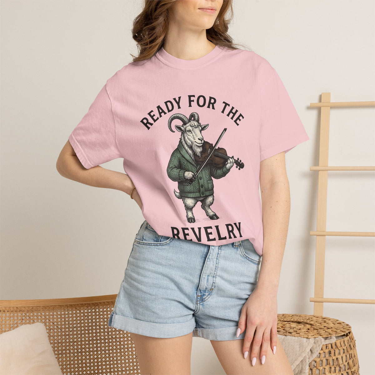 Goat Shirt St Patrick's Day Wildlife Unisex Gift Retro Tee product image 12