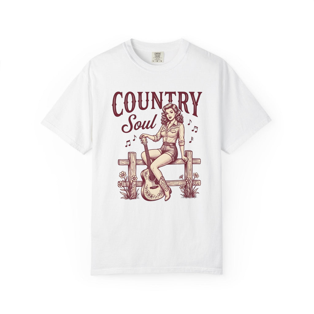 Cowgirl Guitar Shirt Band Gift Women Classic Tee Guitarist product image 1