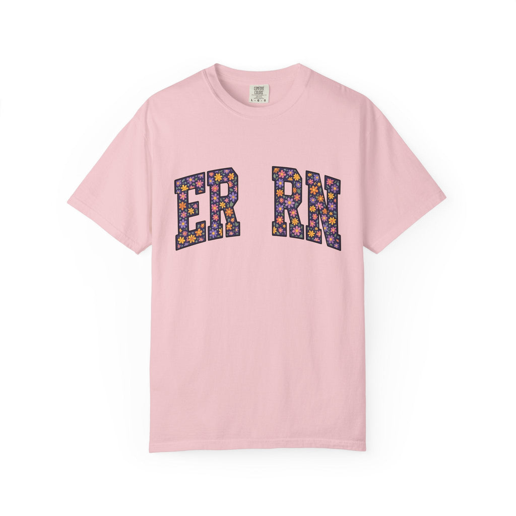 Flower Monogram Shirt Nurses Gratitude Unisex Gift Strong product image 3