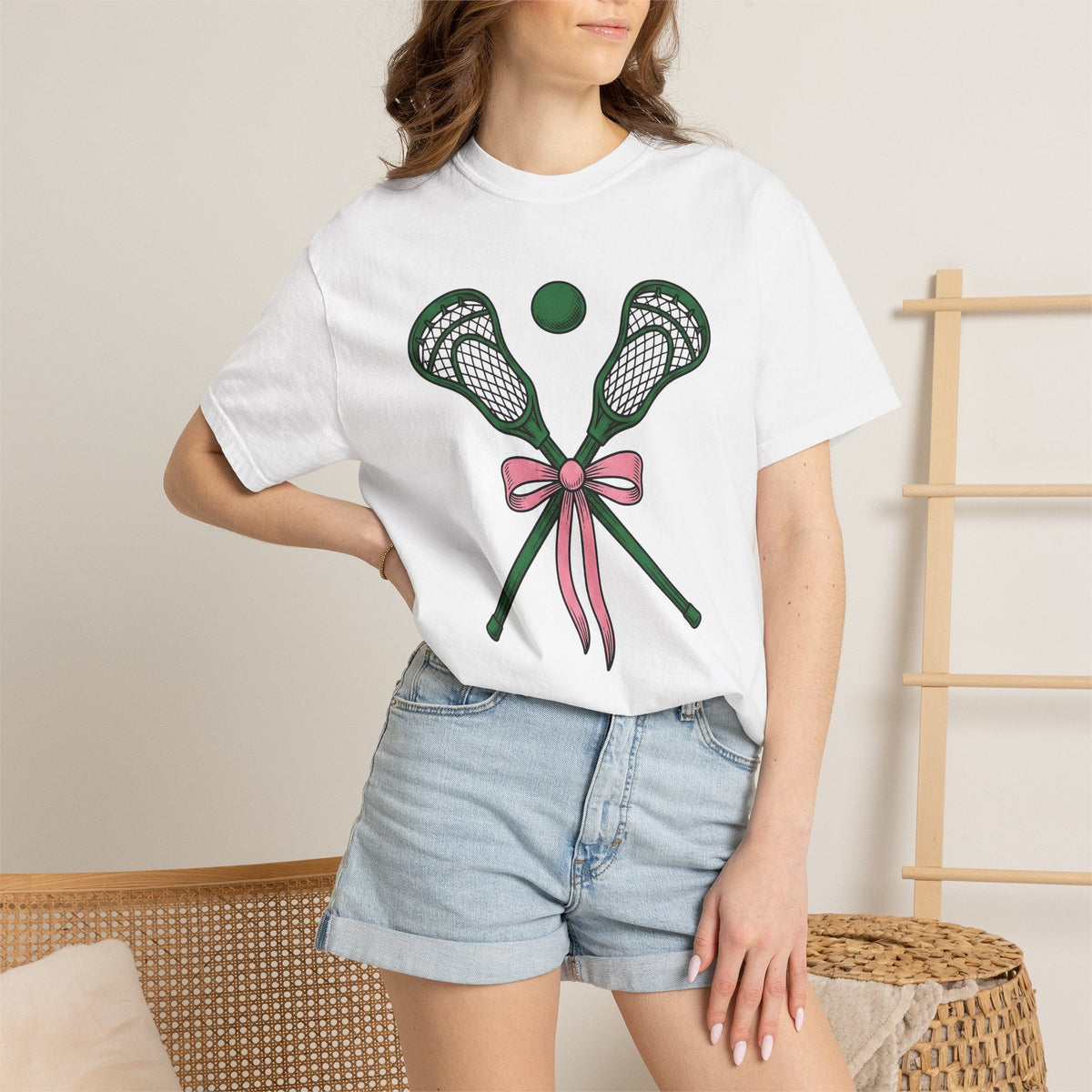 Lacrosse Sticks Shirt Sports Unisex Gift Line Art Tee product image 6