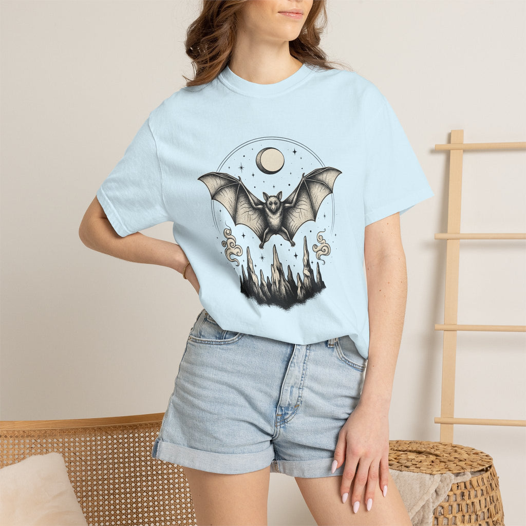 Bat Silhouette Shirt Boho Chic Spooky Unisex Gift product image 10