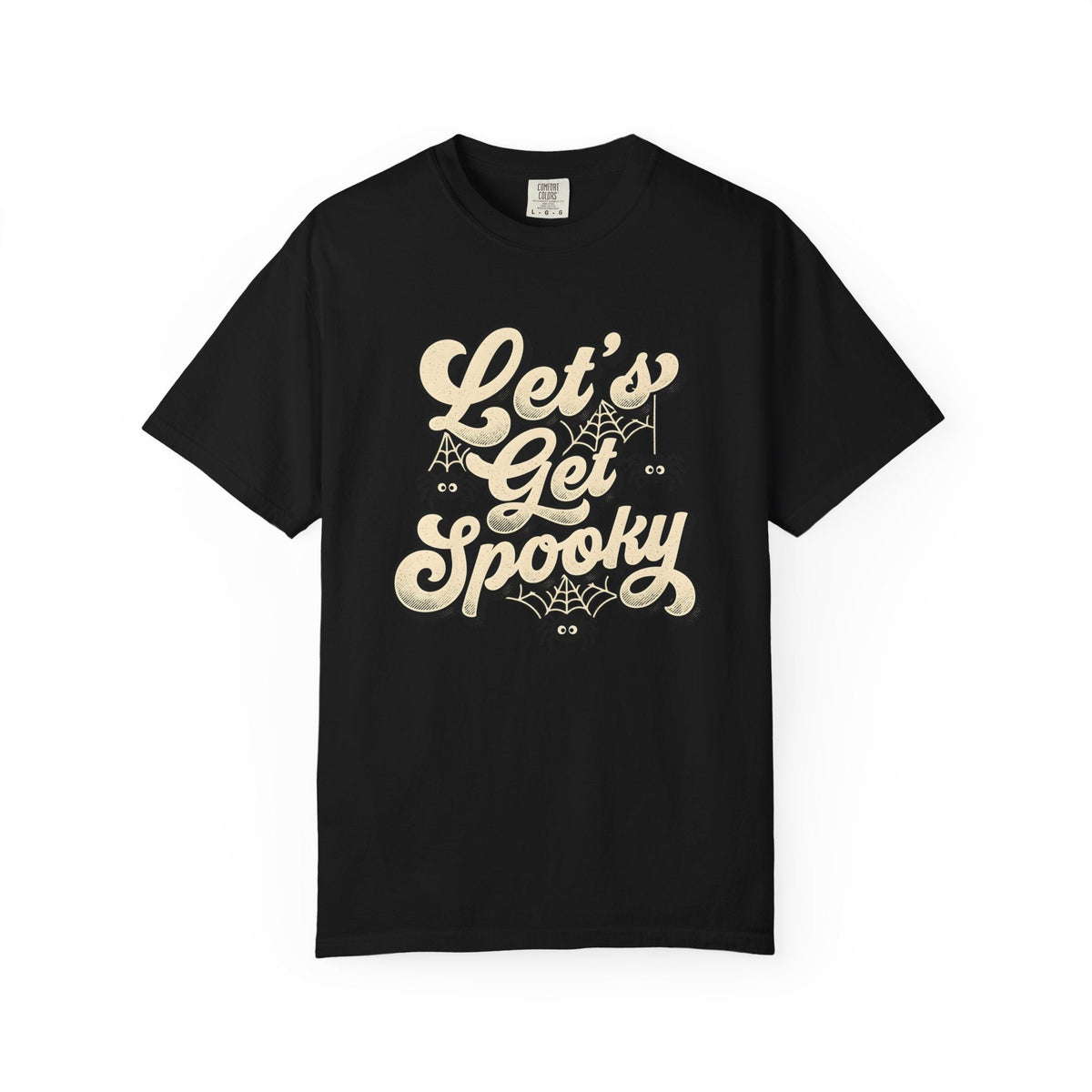 Cobweb Retro T-Shirt – Haunted Halloween Spiderweb Sketch product image 4