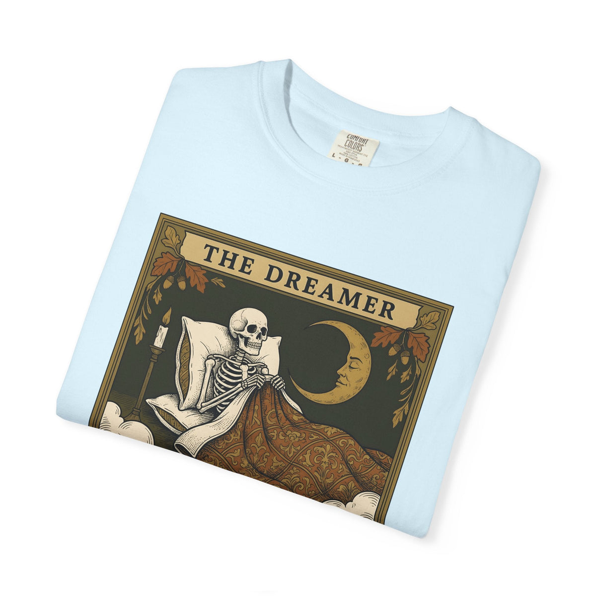 Skeleton Bed Shirt Boho Chic Gothic Unisex Gift Vintage Tee product image 9