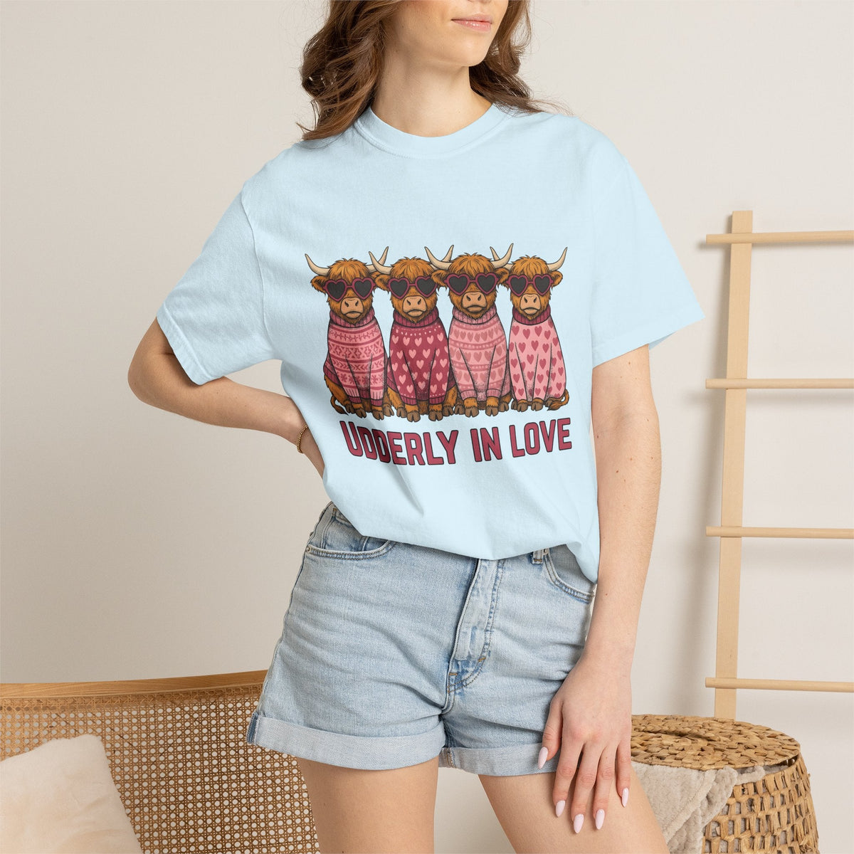 Highland Cattle Shirt St. Valentine's Day Pets Unisex Gift product image 9