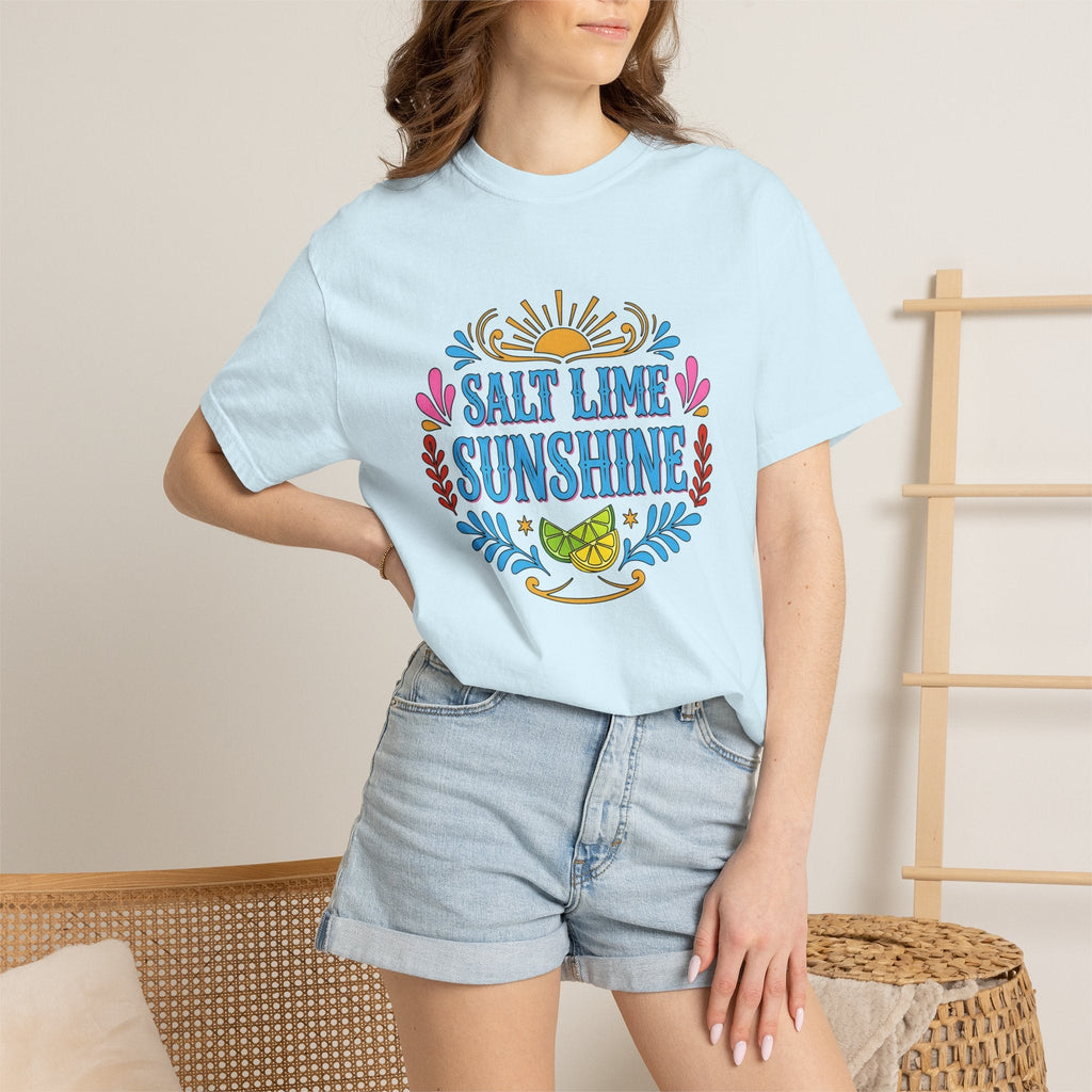 Lime Fruit Slice Shirt Summer Travel Unisex Gift Folk Tee product image 9