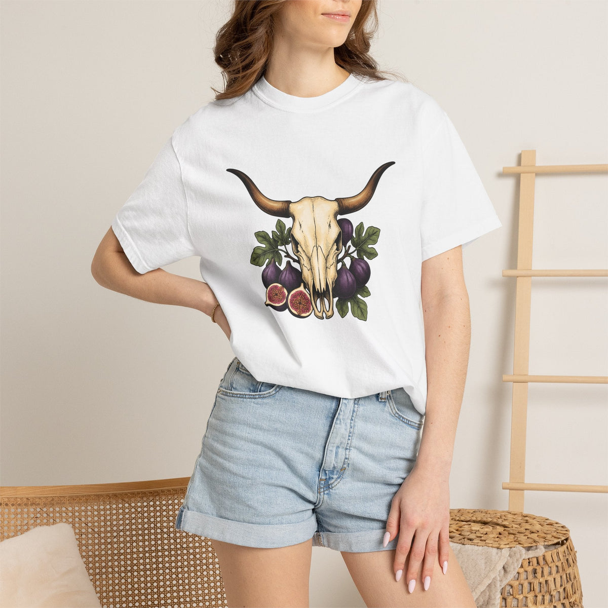 Cattle Skull Shirt Cowgirl Country Gift for Women Native product image 6