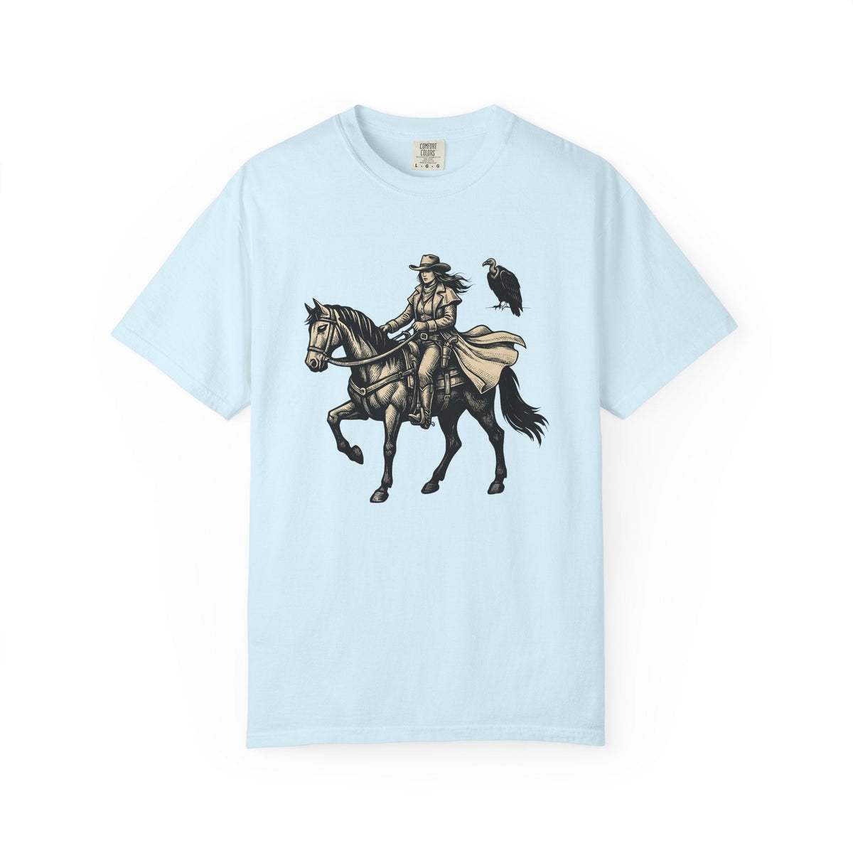 Cowgirl Horse Shirt Equestrian Gift for Women Hand Drawn product image 2